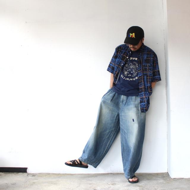 HARVESTY リメイクデニムサーカスパンツ Remake-Denim Circus Pants / A12626　（Remake Blue） | HARVESTY | 20