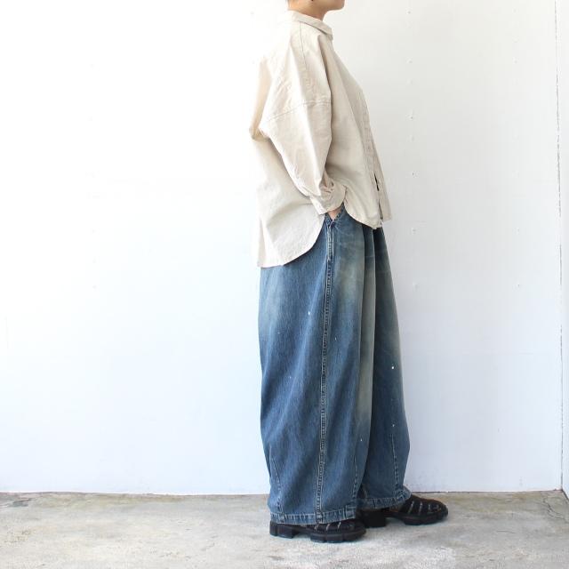 HARVESTY リメイクデニムサーカスパンツ Remake-Denim Circus Pants / A12626　（Remake Blue） | HARVESTY | 20