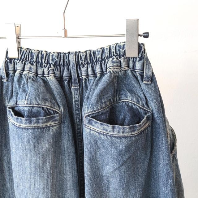 HARVESTY リメイクデニムサーカスパンツ Remake-Denim Circus Pants / A12626　（Remake Blue） | HARVESTY | 04