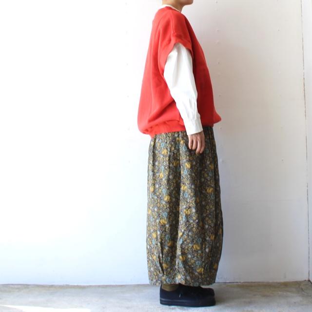 HARVESTY コーデュロイサーカスキュロット FLOWER CORDUROY CIRCUS CULOTTES / A22507 | HARVESTY | 02