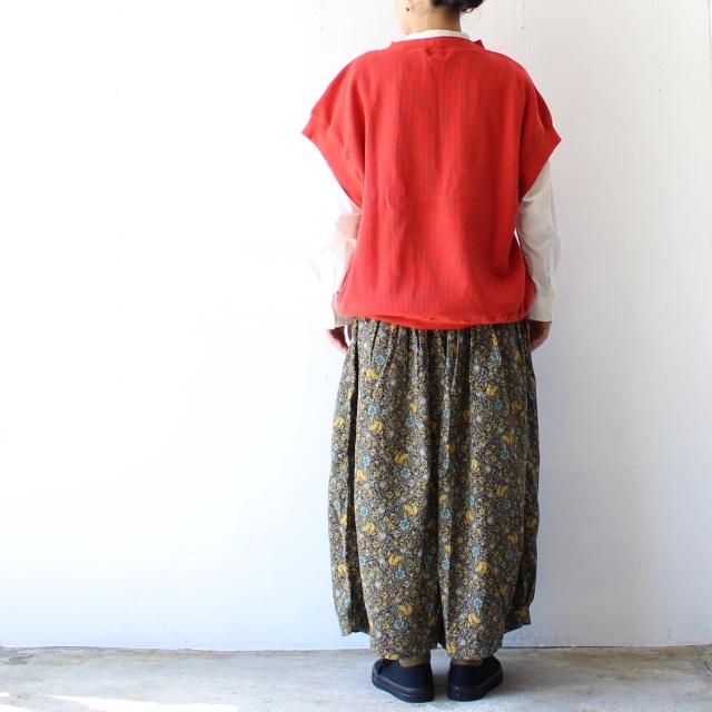 HARVESTY コーデュロイサーカスキュロット FLOWER CORDUROY CIRCUS CULOTTES / A22507 | HARVESTY | 03