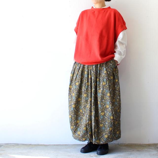 HARVESTY コーデュロイサーカスキュロット FLOWER CORDUROY CIRCUS CULOTTES / A22507 | HARVESTY | 04