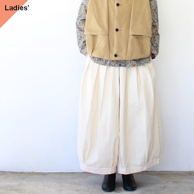 HARVESTY デニムサーカスキュロット 8oz DENIM CIRCUS CULOTTES　（Ivory） | HARVESTY
