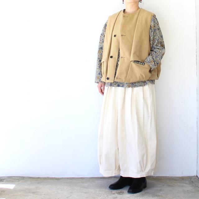 HARVESTY デニムサーカスキュロット 8oz DENIM CIRCUS CULOTTES　（Ivory） | HARVESTY | 11