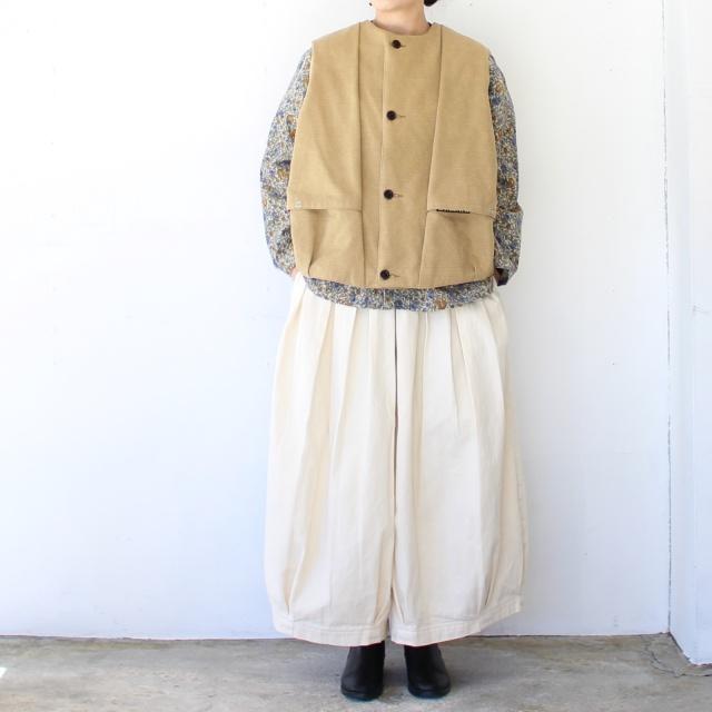 HARVESTY デニムサーカスキュロット 8oz DENIM CIRCUS CULOTTES　（Ivory） | HARVESTY | 12