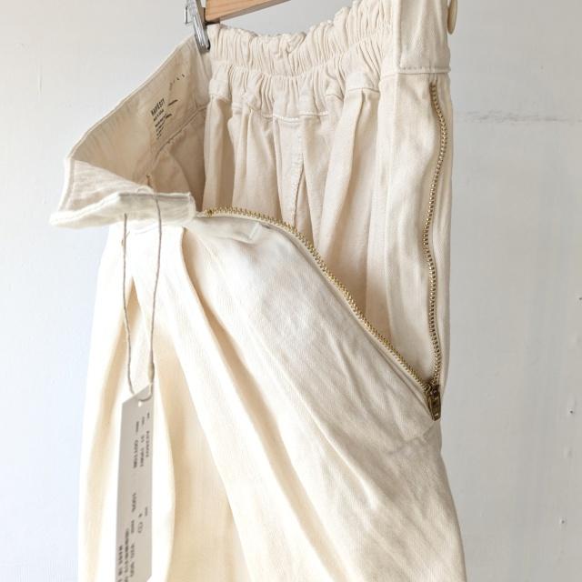 HARVESTY デニムサーカスキュロット 8oz DENIM CIRCUS CULOTTES　（Ivory） | HARVESTY | 04