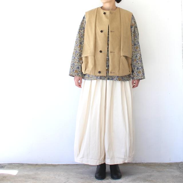 HARVESTY デニムサーカスキュロット 8oz DENIM CIRCUS CULOTTES　（Ivory） | HARVESTY | 06