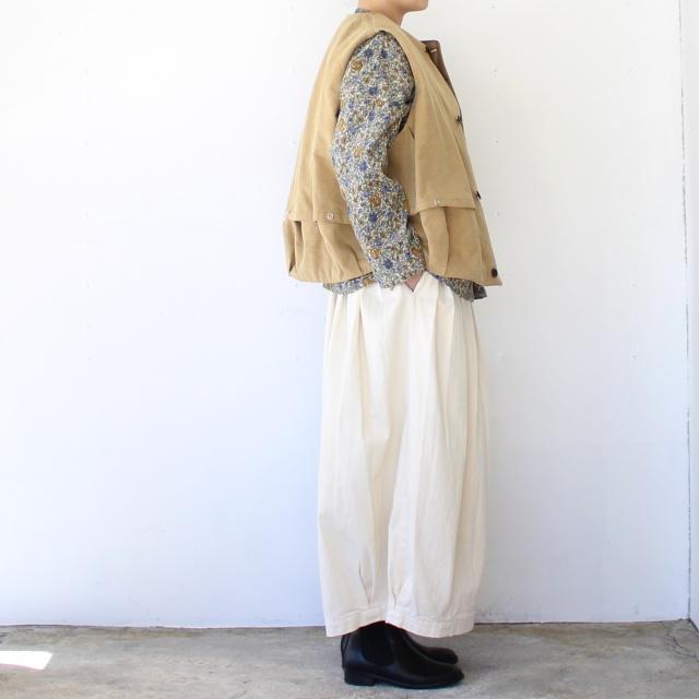 HARVESTY デニムサーカスキュロット 8oz DENIM CIRCUS CULOTTES　（Ivory） | HARVESTY | 07