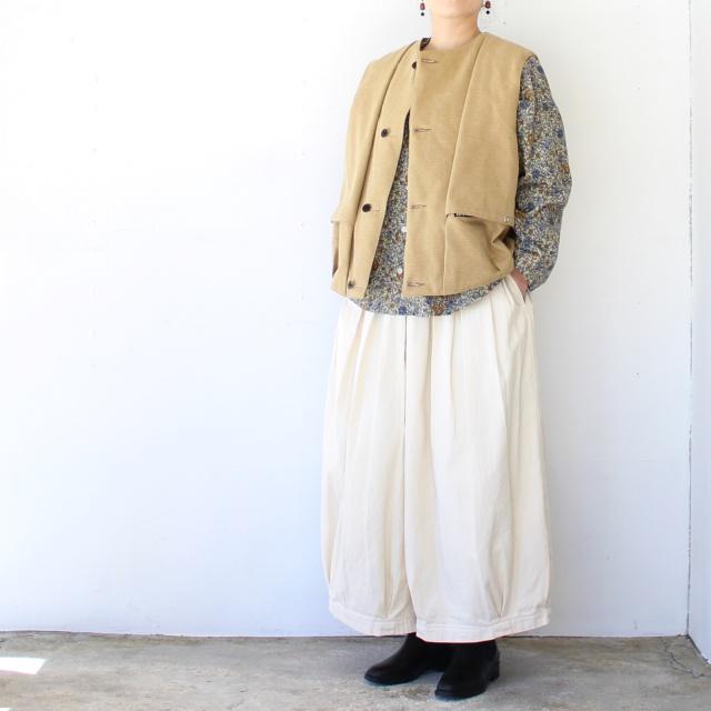 HARVESTY デニムサーカスキュロット 8oz DENIM CIRCUS CULOTTES　（Ivory） | HARVESTY | 09