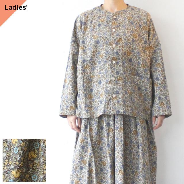 HARVESTY コーデュロイアトリエシャツ FLOWER CORDUROY Atelier Shirt / A32515 | HARVESTY