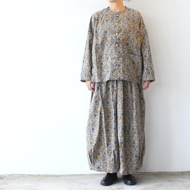 HARVESTY コーデュロイアトリエシャツ FLOWER CORDUROY Atelier Shirt / A32515 | HARVESTY | 01