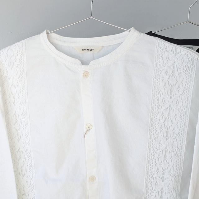 HARVESTY コットンOXレースアトリエジャケット Lace Atelier Jacket | HARVESTY | 02