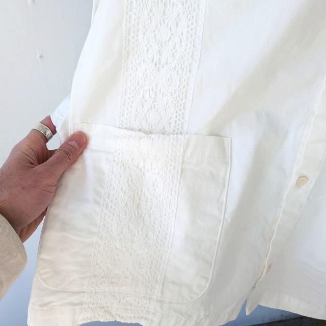 HARVESTY コットンOXレースアトリエジャケット Lace Atelier Jacket | HARVESTY | 04