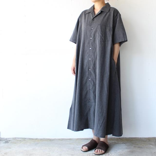 【20%OFF】HARVESTY　5oz Chambray S/S Shirt Robe シャンブレーシャツローブ　A42201 | HARVESTY | 13