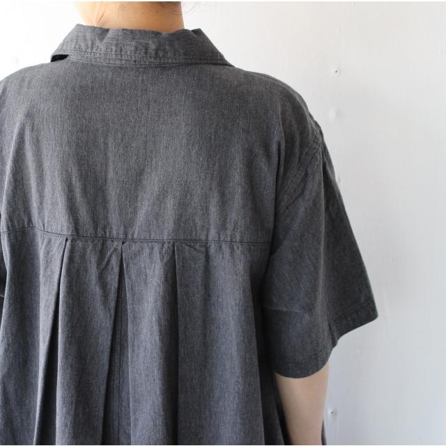 【20%OFF】HARVESTY　5oz Chambray S/S Shirt Robe シャンブレーシャツローブ　A42201 | HARVESTY | 16