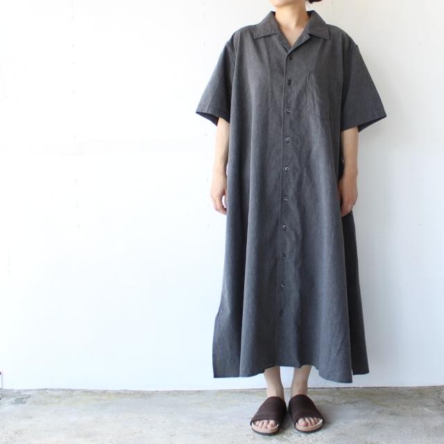 【20%OFF】HARVESTY　5oz Chambray S/S Shirt Robe シャンブレーシャツローブ　A42201 | HARVESTY | 09