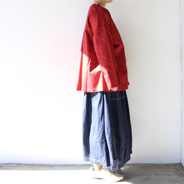 【20%OFF】HARVESTY アトリエブラウス Atelier Blouse / Red / Black / Grayge | HARVESTY | 02