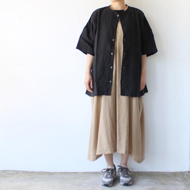 【20%OFF】HARVESTY フレンチリネン半袖アトリエブラウス Linen Atelier Blouse A42305 | HARVESTY | 11