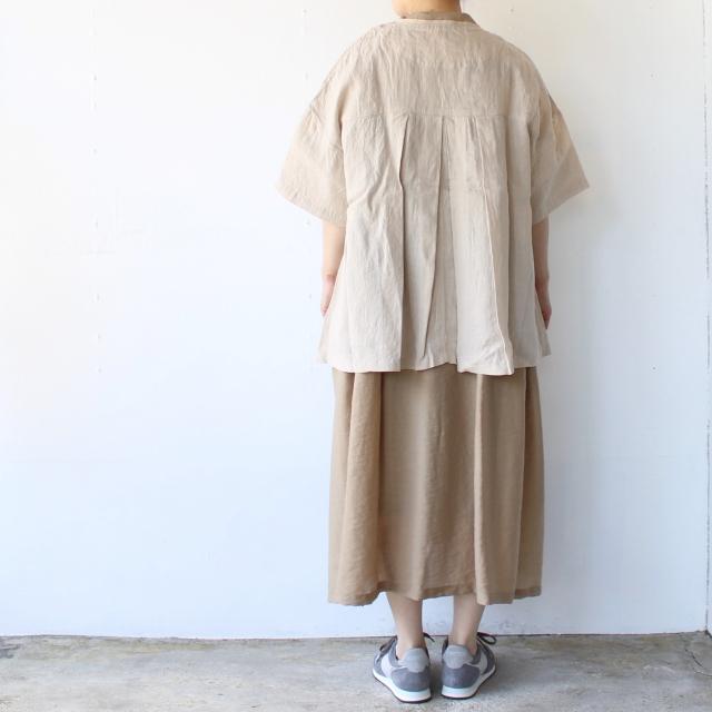 【20%OFF】HARVESTY フレンチリネン半袖アトリエブラウス Linen Atelier Blouse A42305 | HARVESTY | 07