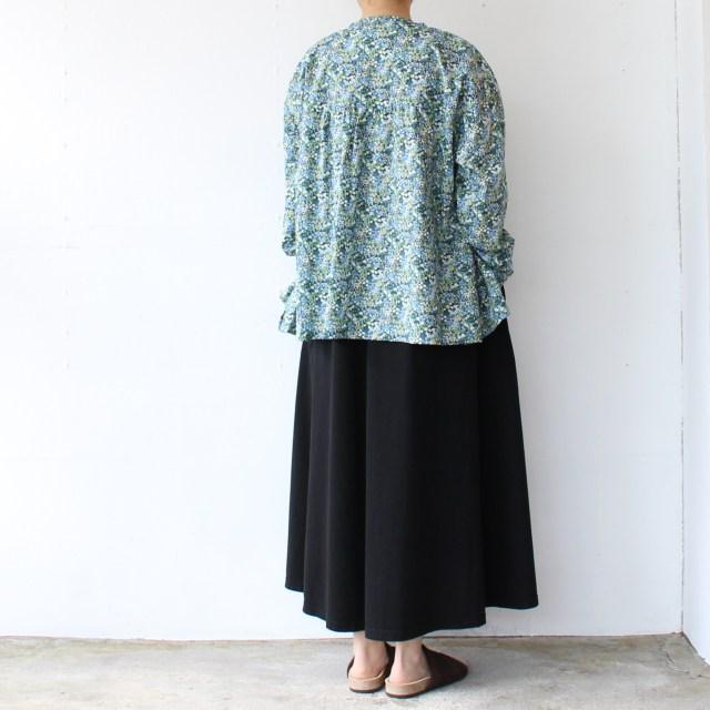 【20%OFF】HARVESTY アトリエブラウス Atelier Blouse - Floral Printed Lawn　（BLUE） | HARVESTY | 03