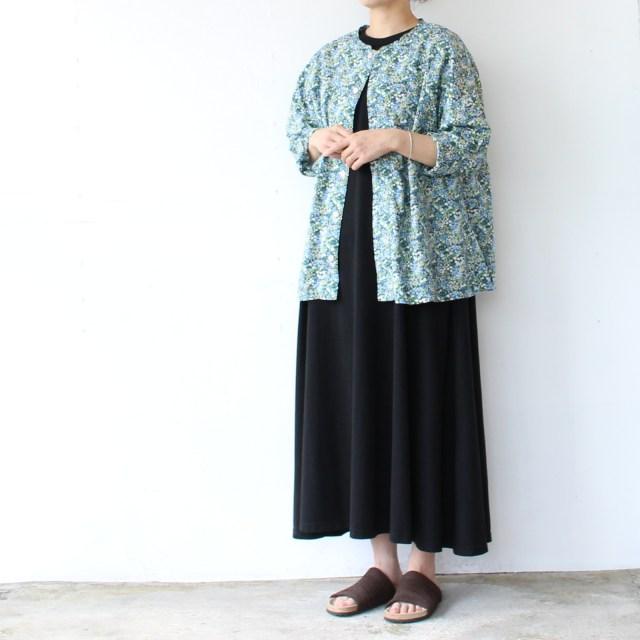 【20%OFF】HARVESTY アトリエブラウス Atelier Blouse - Floral Printed Lawn　（BLUE） | HARVESTY | 05