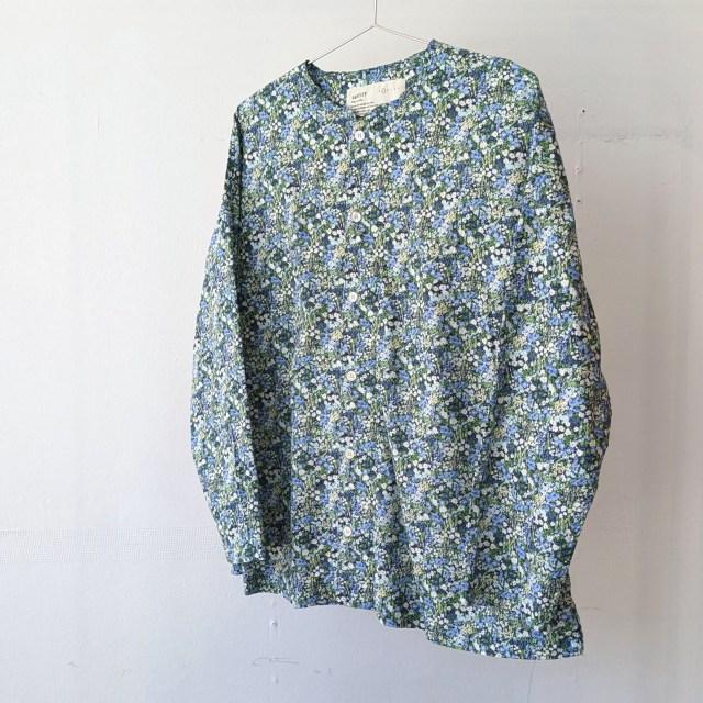 【20%OFF】HARVESTY アトリエブラウス Atelier Blouse - Floral Printed Lawn　（BLUE） | HARVESTY | 07