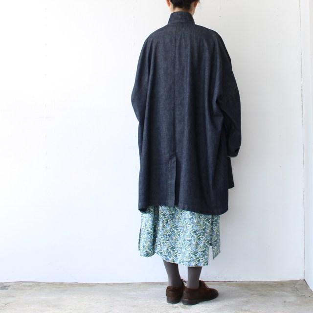 【20%OFF】HARVESTY アトリエローブ Atelier robe - Floral Printed Lawn A42502　（BLUE） | HARVESTY | 09