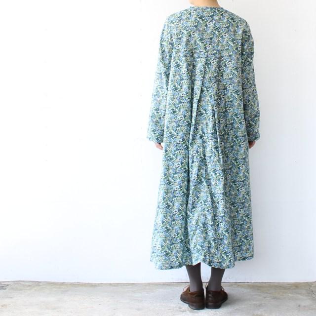 【20%OFF】HARVESTY アトリエローブ Atelier robe - Floral Printed Lawn A42502　（BLUE） | HARVESTY | 03