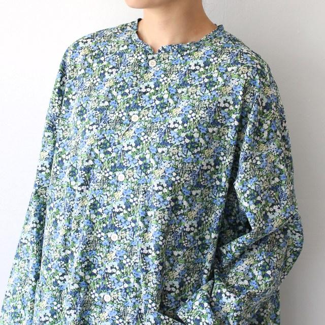 【20%OFF】HARVESTY アトリエローブ Atelier robe - Floral Printed Lawn A42502　（BLUE） | HARVESTY | 04