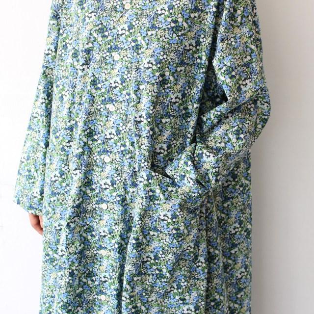 【20%OFF】HARVESTY アトリエローブ Atelier robe - Floral Printed Lawn A42502　（BLUE） | HARVESTY | 05