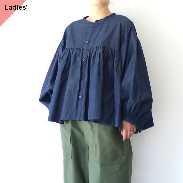 HARVESTY デニムボヘミアンブラウス 4oz DENIM BOHEMIAN BLOUSE / A42601 | HARVESTY
