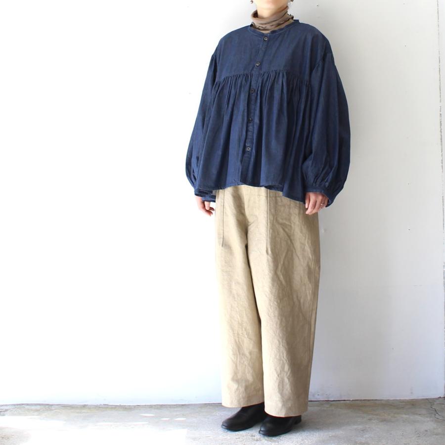 HARVESTY デニムボヘミアンブラウス 4oz DENIM BOHEMIAN BLOUSE / A42601 | HARVESTY | 10