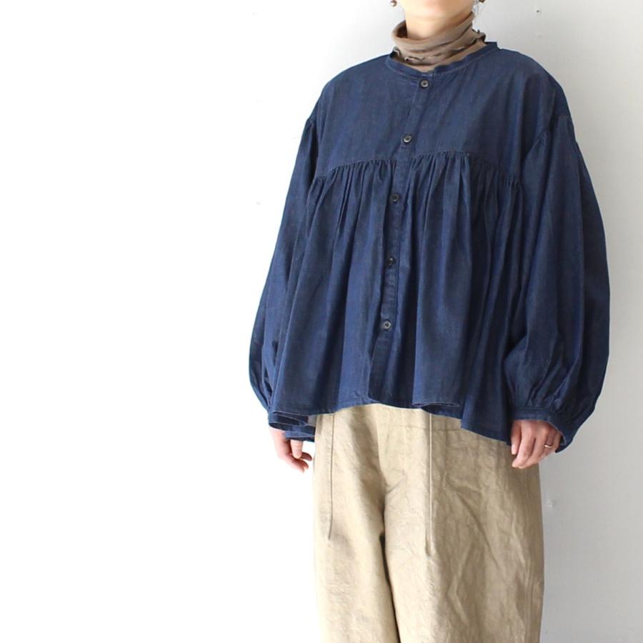 HARVESTY デニムボヘミアンブラウス 4oz DENIM BOHEMIAN BLOUSE / A42601 | HARVESTY | 11
