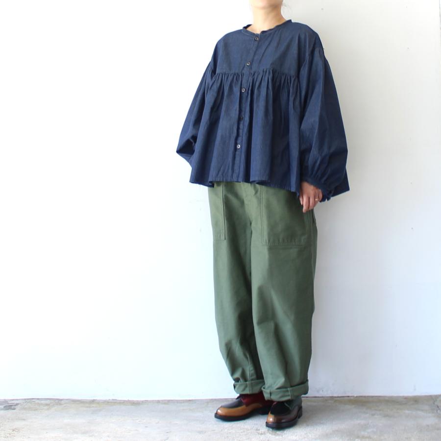 HARVESTY デニムボヘミアンブラウス 4oz DENIM BOHEMIAN BLOUSE / A42601 | HARVESTY | 13