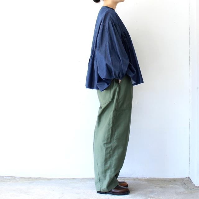HARVESTY デニムボヘミアンブラウス 4oz DENIM BOHEMIAN BLOUSE / A42601 | HARVESTY | 14