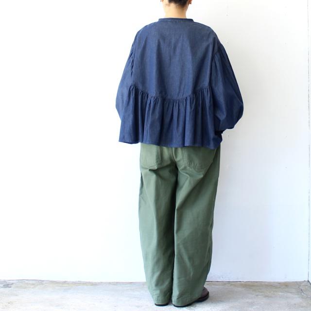 HARVESTY デニムボヘミアンブラウス 4oz DENIM BOHEMIAN BLOUSE / A42601 | HARVESTY | 15