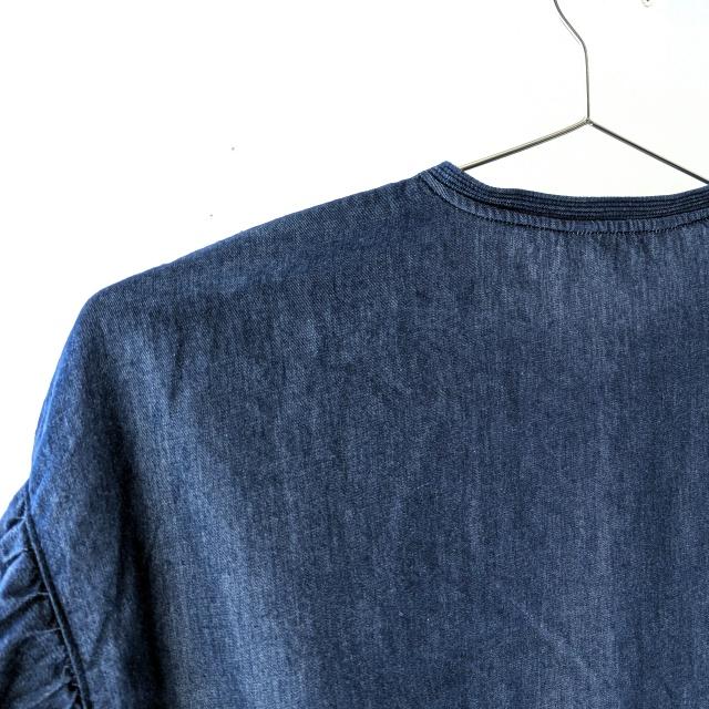 HARVESTY デニムボヘミアンブラウス 4oz DENIM BOHEMIAN BLOUSE / A42601 | HARVESTY | 05