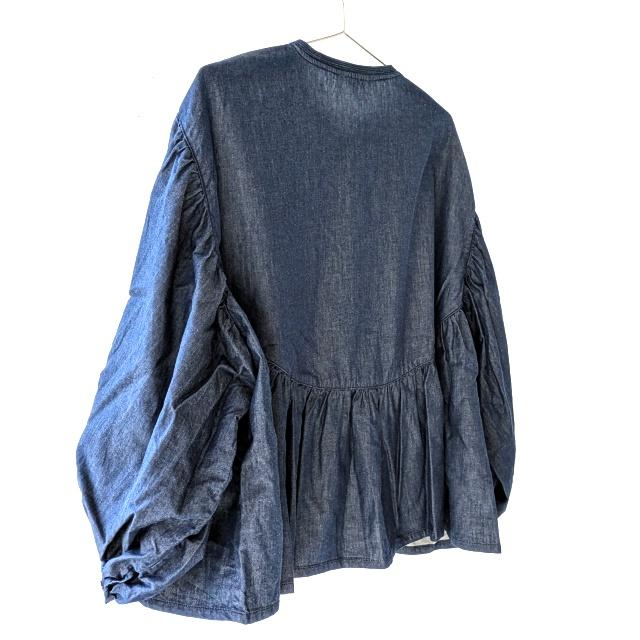 HARVESTY デニムボヘミアンブラウス 4oz DENIM BOHEMIAN BLOUSE / A42601 | HARVESTY | 04