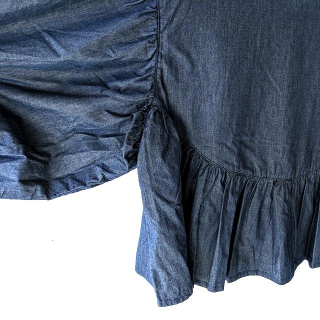 HARVESTY デニムボヘミアンブラウス 4oz DENIM BOHEMIAN BLOUSE / A42601 | HARVESTY | 06