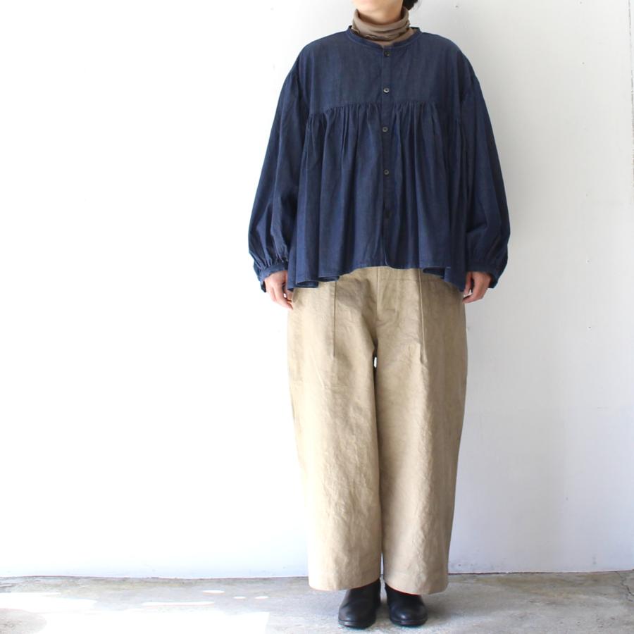 HARVESTY デニムボヘミアンブラウス 4oz DENIM BOHEMIAN BLOUSE / A42601 | HARVESTY | 07