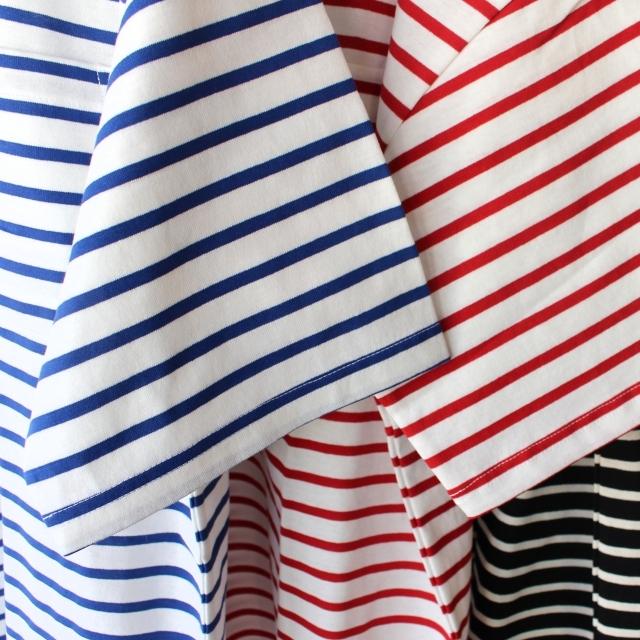 【20%OFF】HARVESTY モックネックボーダーポケットT Mockneck S/S Tee Stripes 　A52102 | HARVESTY | 02