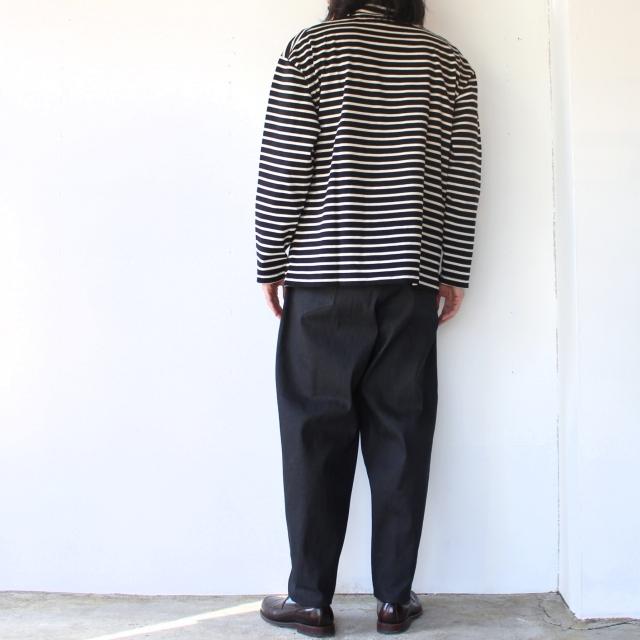 【20%OFF】HARVESTY モックネックボーダーポケットT Mockneck L/S Tee Stripes A52111 | HARVESTY | 13