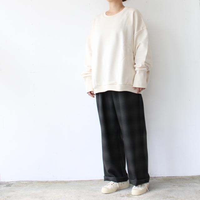 HARVESTY（ハーベスティ） 【20%OFF】HARVESTY 30/7コットン裏毛エッグ