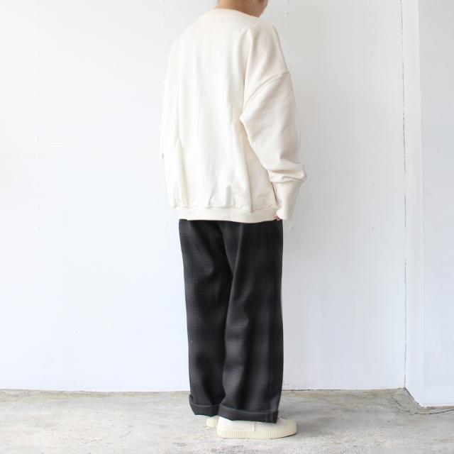HARVESTY 30/7コットン裏毛エッグプルオーバー Egg pullover | HARVESTY | 06