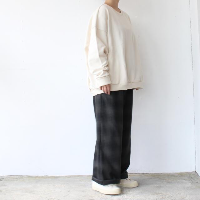 HARVESTY 30/7コットン裏毛エッグプルオーバー Egg pullover | HARVESTY | 05