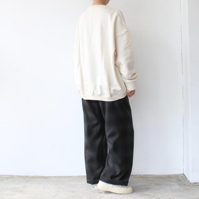 HARVESTY 30/7コットン裏毛エッグプルオーバー Egg pullover | HARVESTY | 08