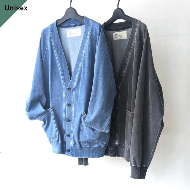 HARVESTY ニットデニムカーディガン Knit Denim Cardigan / A52617 | HARVESTY