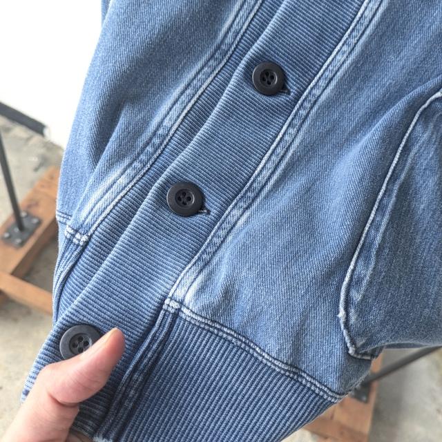 HARVESTY ニットデニムカーディガン Knit Denim Cardigan / A52617 | HARVESTY | 04