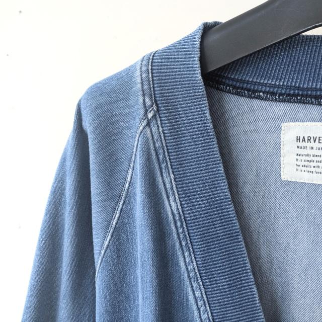 HARVESTY ニットデニムカーディガン Knit Denim Cardigan / A52617 | HARVESTY | 07
