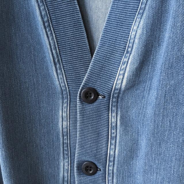 HARVESTY ニットデニムカーディガン Knit Denim Cardigan / A52617 | HARVESTY | 08